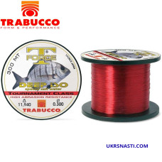 Леска монофильная Trabucco T-Force Deep Iso диаметр 0,309мм размотка 300м красная